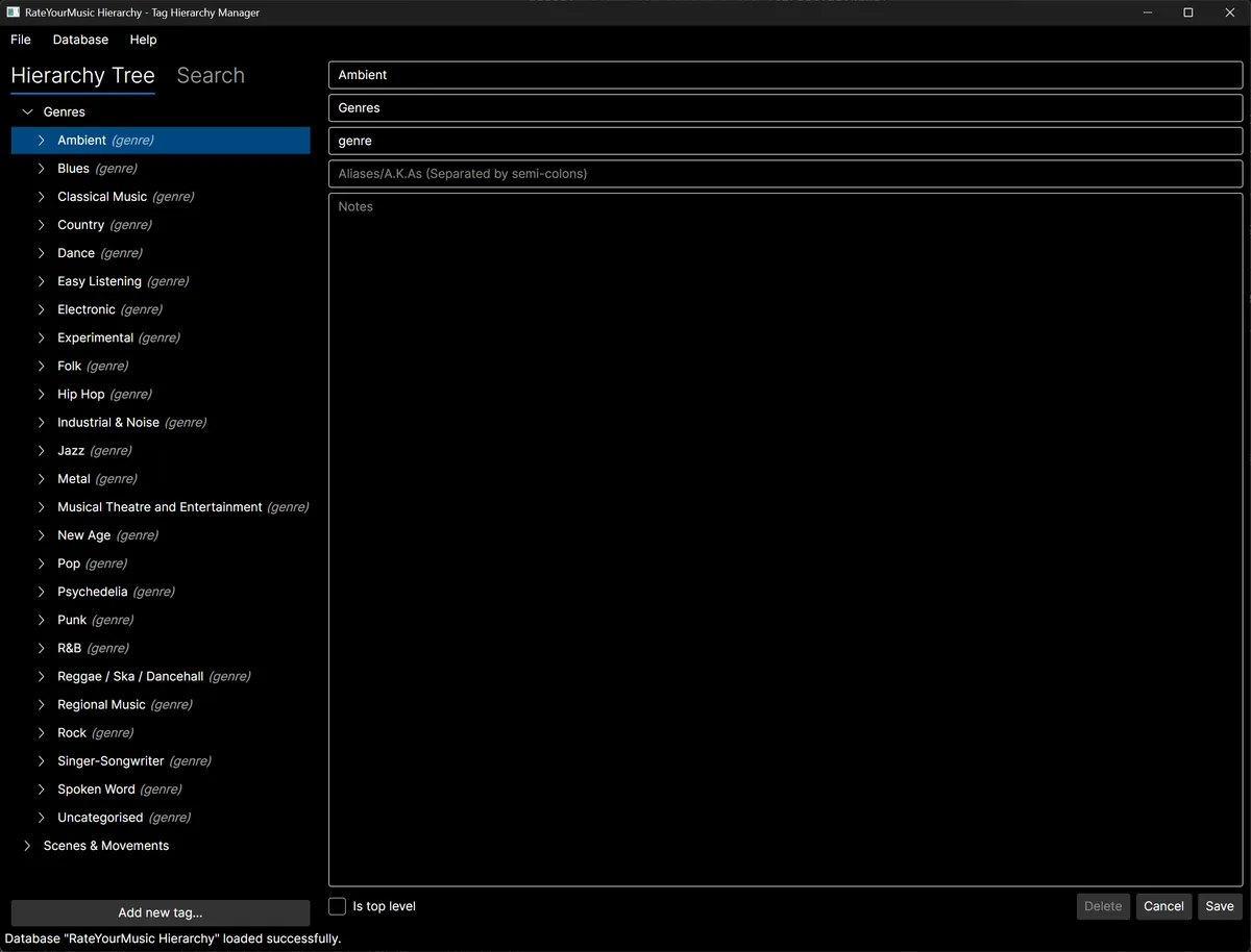 Release: Tag Hierarchy Manager